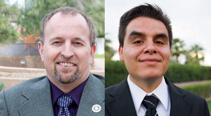 Scott Prior (L) and Juan Mendez (R), two Arizona politicians who are standing up for Secular Arizonans